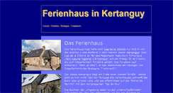 Desktop Screenshot of ferienhaus-kertanguy.de
